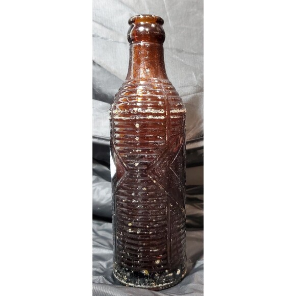 Orange Crush Brown Insulated Glass Bottle 1940s Prichard AL Rare Vintage Soda - Picture 12 of 16